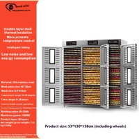 Déshydrateur alimentaire commercial 96 plateaux en acier inoxydable, séchoir électrique à fruits, herbes et saucisses à air chaud, certifié CE ETL, vente en gros usine