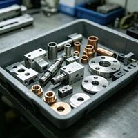Composants en laiton usinés CNC sur mesure, non standard, pour équipements d'automatisation de laboratoire