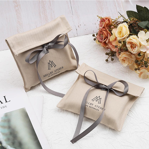 Sac à vêtements en coton biologique écologique avec bouton-pression et rabat enveloppe pour autocollants – Offre Spéciale - Product Image 2