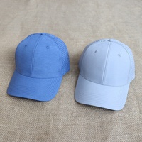 Casquettes de baseball unisexes légères et à séchage rapide pour le sport et la course en extérieur, avec logo personnalisé, 6 panneaux vierges découpés au laser, directement de l'usine