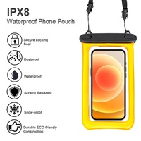Coque de téléphone étanche en PVC pour tous les téléphones de 7 pouces pochette de téléphone portable étanche flottante