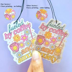 <span class=keywords><strong>D</strong></span>ésodorisant Voiture Personnalisé de Luxe en Papier Cartonné, <span class=keywords><strong>Parfum</strong></span> Suspendu Portable, Prix Usine Chine - Product Image 6