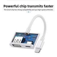 Adaptateur OTG 2 en 1 de type C, clé USB, téléphone, tablette, convertisseur universel de type C, charge rapide, 10 ports, Compatible avec Ios et Android