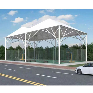China Manufacturer Quickly Assemble Wind&Snow Resistant Anti-Corrosion Tension football field <b>tent</b> Football Padel Sports Roof - Product Image 3