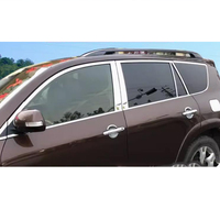 Molduras Decorativas de Acero Inoxidable para Ventanas de Automóviles Toyota RAV4 2008 2009 2010 2011 2012 2013, Accesorios Exteriores, Kit de Estilo Automotriz