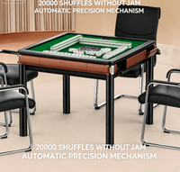 Table de mahjong électronique automatique multifonctionnelle pour le divertissement familial et les repas