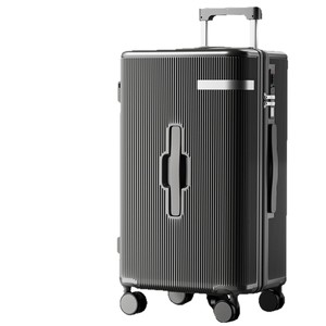 PC Suitcase Large Capacity Thickened Durable Spinner <b>Wheels</b> For Travel Business Leisure <b>With</b> <b>Lock</b> Zipper Opening Unisex - Product Image 5