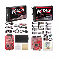 Herramientas de Programación ECU Kess V2 V5.017 Versión Online 2.80 y KTAG 7.020 2.25 UE Rojo, Sintonizador OBD2, Programador ECU Kess Ktag en Caja