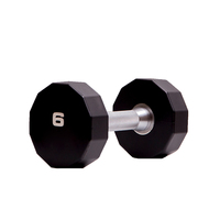 Pabrik kustom Logo 12 sisi uregym Cpu dumbel sepasang 2.5 kg sampai 50 kg tahan lama PU bobot