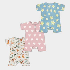 Pinuotu Custom Design stampato tutine <span class=keywords><strong>per</strong></span> bambini in morbido cotone organico tutina vestiti <span class=keywords><strong>per</strong></span> bambini body Layette <span class=keywords><strong>per</strong></span> bambini - Product Image 1
