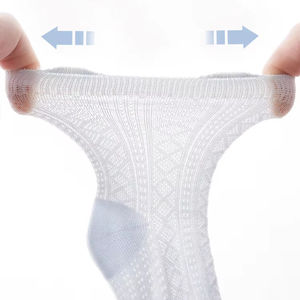 Xiangyi Calsetines Al Por Mayor Sólido Transpirable Malla Fina Recién <span class=keywords><strong>Nacido</strong></span> Algodón Infantil Niño Bebé Niña Calcetines Conjuntos - Product Image 5