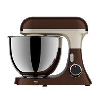 Robot pâtissier multifonction 6 vitesses avec moteur électrique DC, bol en acier inoxydable de 6 L, design à tête inclinable et relevable, pour usage domestique