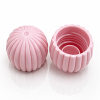 Vente en gros de bouchons à vis en plastique en forme d'ananas de 24 mm, décoratifs, à nervures, pour l'emballage de produits cosmétiques et de soins personnels