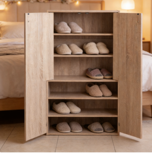 <span class=keywords><strong>Zapatero</strong></span> de varios niveles que ahorra espacio, estantería de almacenamiento moderna de gran capacidad, organizador de zapatos independiente para <span class=keywords><strong>dormitorio</strong></span> - Product Image 2