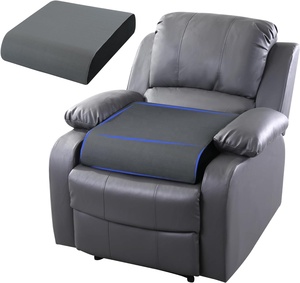 Ampio cuscino per sedile reclinabile in Memory Foam quadrato e antiscivolo con bordo curvo per poltrone poltroncine antistress - Product Image 1