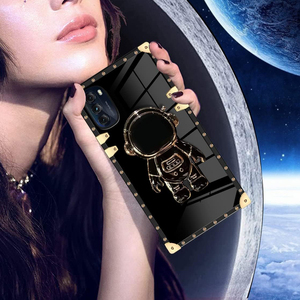 Coque de téléphone support caché astronaute pour Moto Razr 50/40G stylet 5G/6D Spaceman Cartoon antichoc TPU housse de protection gratuite - Product Image 4