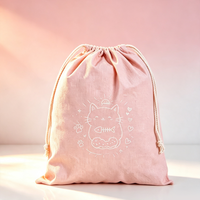 Grand sac en toile à cordon de serrage, imprimé sur mesure, sac de rangement réutilisable, pochette de voyage portable pour serviettes et équipement sportif