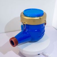 ISO 4064 Class B Brass Dry Dial Water Meter, Tamper-Proof Design for Cold Water, High Accuracy Multi-Jet Flow Meter