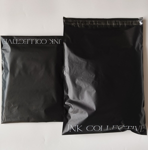 Low MOQ Matte Black Ploy Mailer Plastic Wrap Custom Size Color Parcel Personalized Printing Logo Shipping <b>Bags</b> for Clothes Shoes - Product Image 3