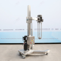 Machine à émulsionner mobile à grande vitesse avec système de levage hydraulique, émulsifiant pour crème