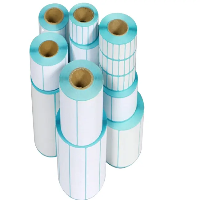 Thermische Bevroren Voedsel Label Rolls Voor Weegschaal Printer Bpa Gratis Thermische Eco Label Custom Sticker