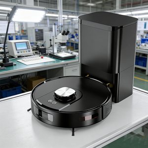 OEM V2L-SJ Self-Emptying Aspirador Robot Vacuum Cleaner 3500Pa Laser Navigator Mapping Tuya Alexa Control Carpet Pet Hair Hotel - Product Image 1