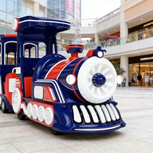 <span class=keywords><strong>Train</strong></span> touristique écologique à batterie et électrique avec moteur silencieux pour les visites des zoos et des réserves naturelles - Product Image 6