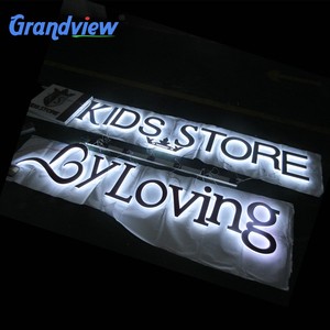 Letras Gigantes 3D de Acero Inoxidable con Iluminación LED para Tiendas y Oficinas, Letrero Electrónico - Product Image 2