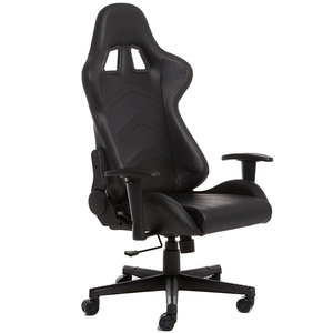 Chaise de jeu <span class=keywords><strong>gamer</strong></span> pivotante sportive de qualité supérieure Racer 2D Heavy Duty, nouvelle chaise de bureau confortable noire pour PC, livraison rapide - Product Image 2