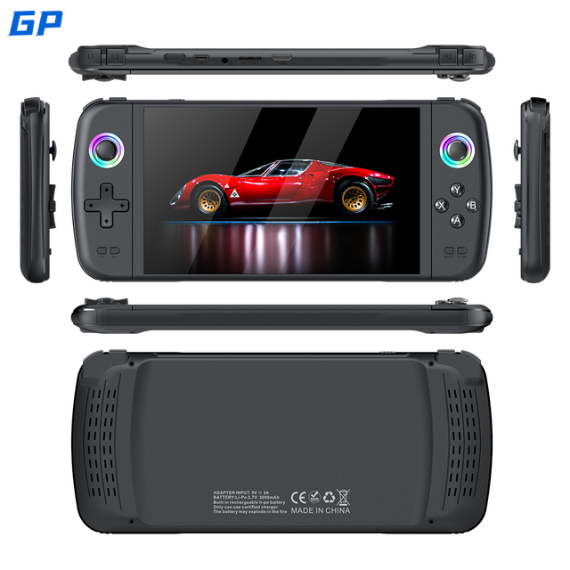 New Model 7 Inch Retro Video Handheld Game Console Portable M27 Players Device With RGB Lights Gaming Console Handheld Game