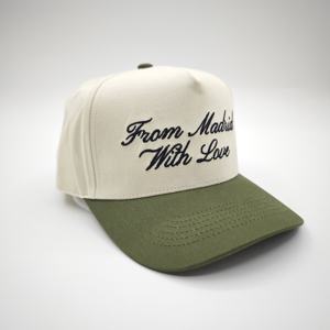 หมวกเบสบอล 5 แผง ผ้าโพลีเอสเตอร์/คอตตอน ด็อบบี้ ทูโทน ปรับแต่งได้ หมวกกีฬา ปักโลโก้ 3 มิติ สำหรับผู้ชาย - Product Image 4