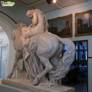 古典手工雕刻大理石女士戈迪瓦雕像性感女孩 - Product Image 6