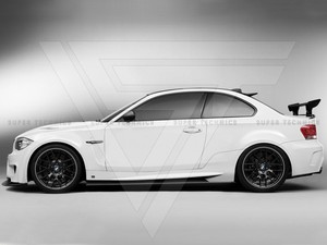 Jupes latérales personnalisées en fibre de carbone pour <span class=keywords><strong>BMW</strong></span> Série 1 <span class=keywords><strong>1M</strong></span> <span class=keywords><strong>E82</strong></span> E88 2011, style Revoz - Product Image 6
