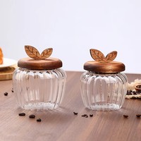 Nouveauté : Verre transparent en forme de citrouille, fait main, en borosilicate de haute qualité, 500ml/700ml, compatible lave-vaisselle et micro-ondes, écologique pour les aliments