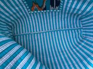 Bolso Tote Acolchado de Algodón, Ecológico, Hecho a Mano, con Estampado de Bloques, para Viajes, Compras, Bolso de Hombro - Product Image 6