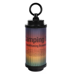 Lanterne de camping en plastique ABS, 5 modes, lumière jaune chaude, batterie au lithium intégrée de 2000 mAh, étanche IP67, rechargeable par USB de type C - Product Image 1