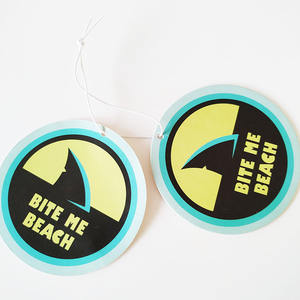 Ambientador de coche de papel de algodón personalizado diseño fresco diferentes formas con aromas - Product Image 5