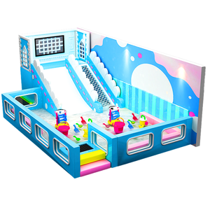 Amusement Park Rides Kids Plastic Soft Play Equipment Ball Pit with <b>Slide</b> Tunnel Play House <b>Indoor</b>/Outdoor Playground - Product Image 2