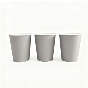 Gobelet à café en papier écologique avec logo personnalisé, biodégradable, à paroi simple, pour boissons chaudes et froides, thé - Product Image 2