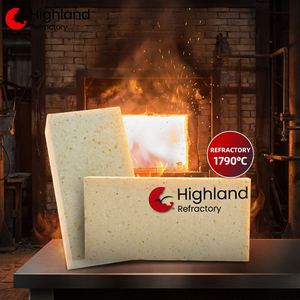 Production en usine de briques réfractaires à haute teneur en alumine de haute qualité - Product Image 1