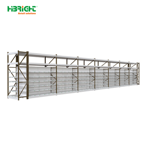 Proveedor Verificado de Equipamiento para Supermercados, Estantes para Supermercados con Recubrimiento Electrostático en Polvo, Almacenamiento de Alta Densidad, Respuesta Rápida de Diseño en 24h - Product Image 3