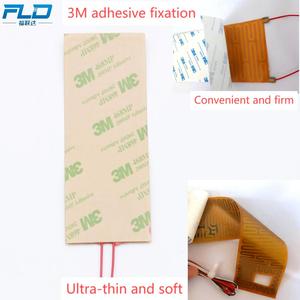 200W kapton nóng 24V lá điện polyimide sưởi ấm Dải ban nhạc nóng 3M dính cho gói pin Pi nóng - Product Image 3