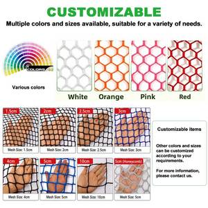 Clôture de protection extérieure en nylon et HDPE renforcée par fil métallique, idéale pour plantes, animaux domestiques (chats et chiens) – Vente chaude directe usine - Product Image 4