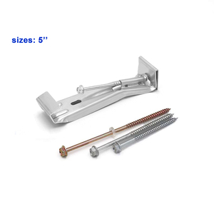 Giá Treo Máng Xối Ẩn Mưa Mạ Kẽm Bằng Nhôm Phong Cách K 5 "& 6" Giá Đỡ Kim Loại Để Xây Dựng - Product Image 2