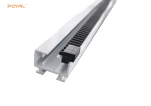 Rail de rideau motorisé personnalisable en alliage d'aluminium, longueur sur mesure, silencieux et lisse, accessoires de rideau épaissis pour bureau - Product Image 6