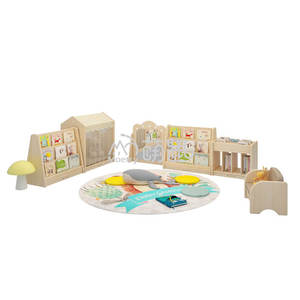 Moetry - Juego <span class=keywords><strong>de</strong></span> Muebles Modernos para Rincón <span class=keywords><strong>de</strong></span> Lectura <span class=keywords><strong>Infantil</strong></span>, Estanterías <span class=keywords><strong>de</strong></span> Madera para Guarderías, Educación Temprana, <span class=keywords><strong>Biblioteca</strong></span> <span class=keywords><strong>Infantil</strong></span> - Product Image 4
