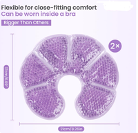 Coussinets de gel d'allaitement réutilisables de vente chaude Compresse chaude et froide pour le corps facile pour la maman post-partum pour soulager la douleur mammaire