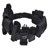 10 pièces Kit de ceinture tactique avec poche de lampe de poche poche pour magazine poches