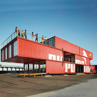 Magasin mobile préfabriqué en kit, couleur et dimensions personnalisables, conteneur de transport extérieur portable
