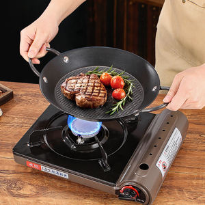 หม้อหุงข้าวทะเลด้ามจับสองอันชุดเครื่องครัวทำจากผ้านอนสติ๊ก - Product Image 3